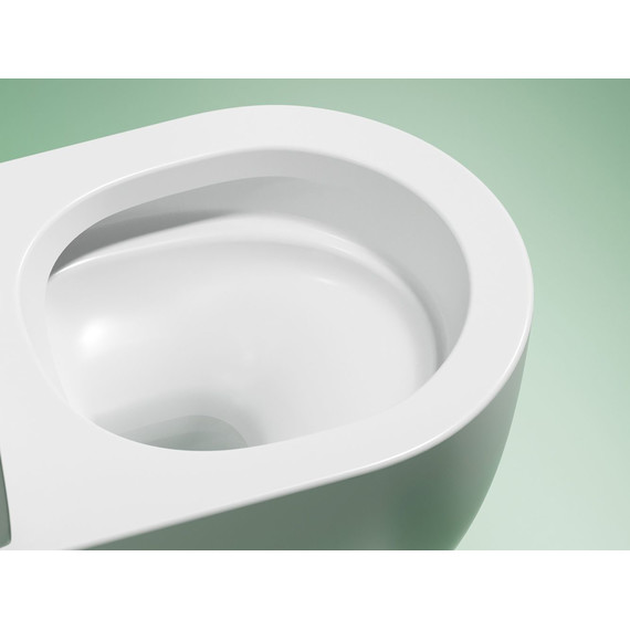 Унитаз подвесной безободковый Ceramicanova Modena Rimless CN6063MW с крышкой микролифт, Цвет производителя: белый матовый - фото 10