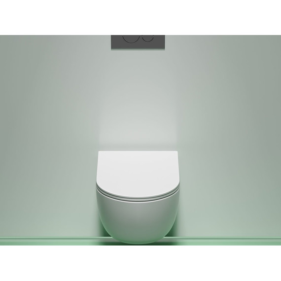 Унитаз подвесной безободковый Ceramicanova Modena Rimless CN6063MW с крышкой микролифт, Цвет производителя: белый матовый - фото 8