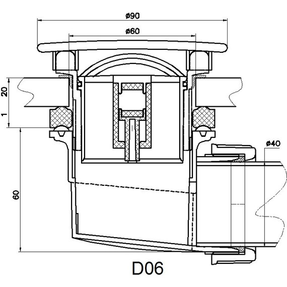 Сифон для душевого поддона RGW Velplex QYD-06 18241106-01* - фото 3