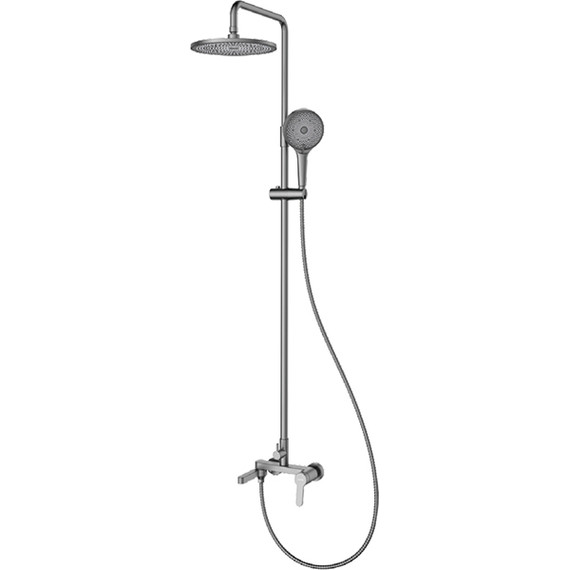 Душевая стойка Gappo G99-39 G2499-39, оружейная сталь, Цвет производителя: оружейная сталь - фото 