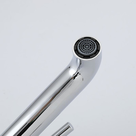 Смеситель для раковины высокий Gappo G06 G1006-2, Цвет производителя: хром - фото 4