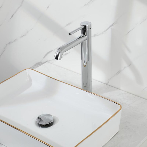 Смеситель для раковины высокий Gappo G06 G1006-2, Цвет производителя: хром - фото 13