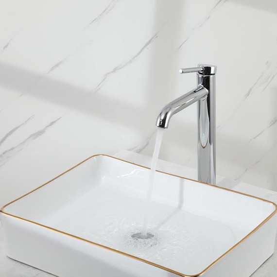 Смеситель для раковины высокий Gappo G06 G1006-2, Цвет производителя: хром - фото 16