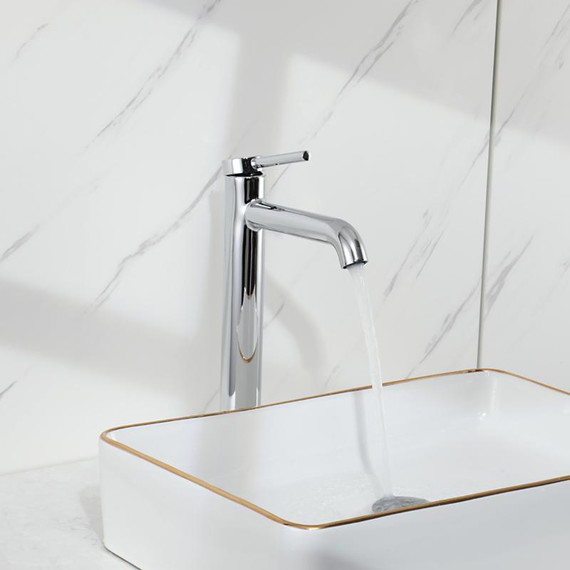 Смеситель для раковины высокий Gappo G06 G1006-2, Цвет производителя: хром - фото 18