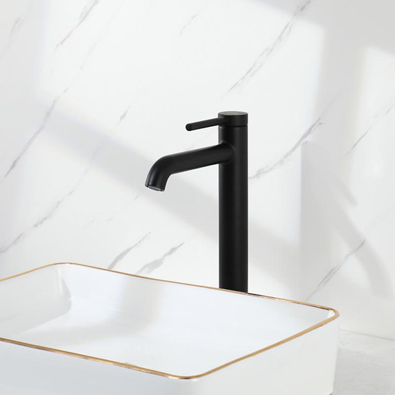 Смеситель для раковины высокий Gappo G06-6 G1006-26, чёрный, Цвет производителя: чёрный - фото 12