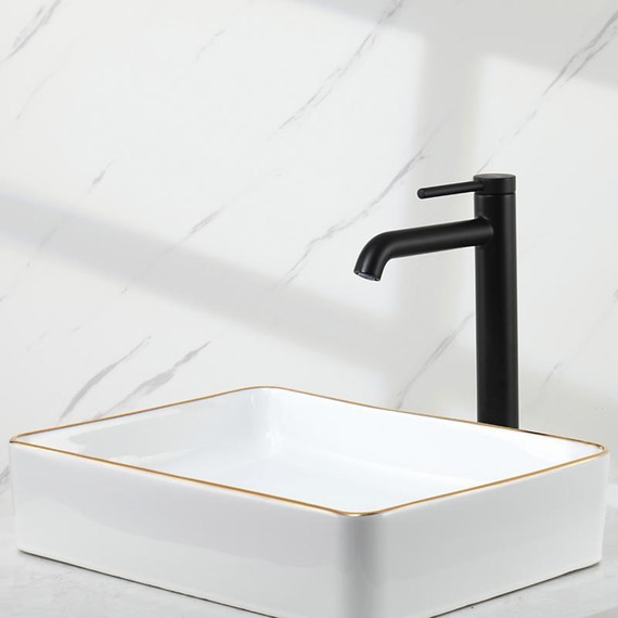 Смеситель для раковины высокий Gappo G06-6 G1006-26, чёрный, Цвет производителя: чёрный - фото 16