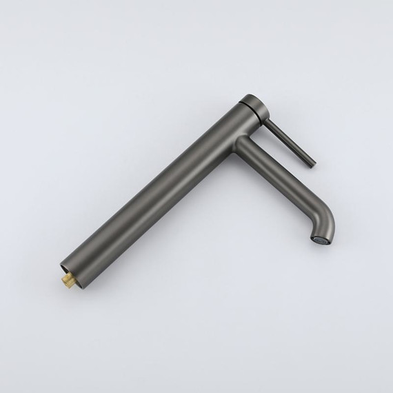 Смеситель для раковины высокий Gappo G06-9 G1006-29, оружейная сталь, Цвет производителя: оружейная сталь - фото 2