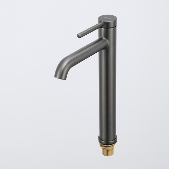 Смеситель для раковины высокий Gappo G06-9 G1006-29, оружейная сталь, Цвет производителя: оружейная сталь - фото 9