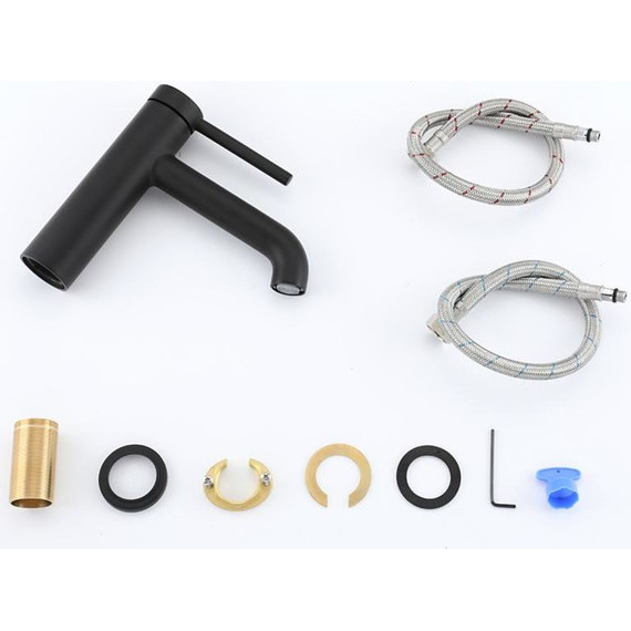 Смеситель для раковины Gappo G06-6 G1006-6, чёрный, Цвет производителя: чёрный - фото 13