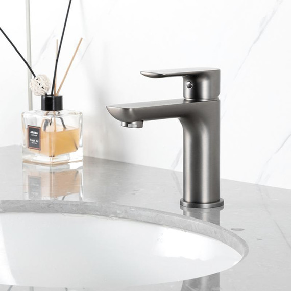 Смеситель для раковины Gappo G48-9 G1048-9, оружейная сталь, Цвет производителя: оружейная сталь - фото 2