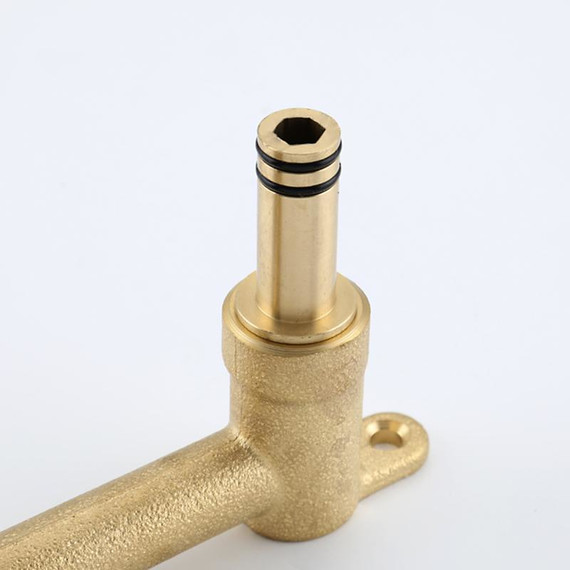 Смеситель для раковины настенный Gappo G06-6 G1206-6, чёрный, Цвет производителя: чёрный - фото 10