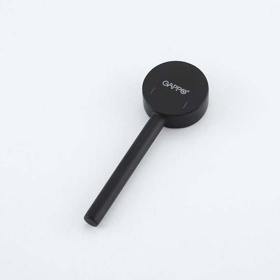 Смеситель для раковины настенный Gappo G06-6 G1206-6, чёрный, Цвет производителя: чёрный - фото 17
