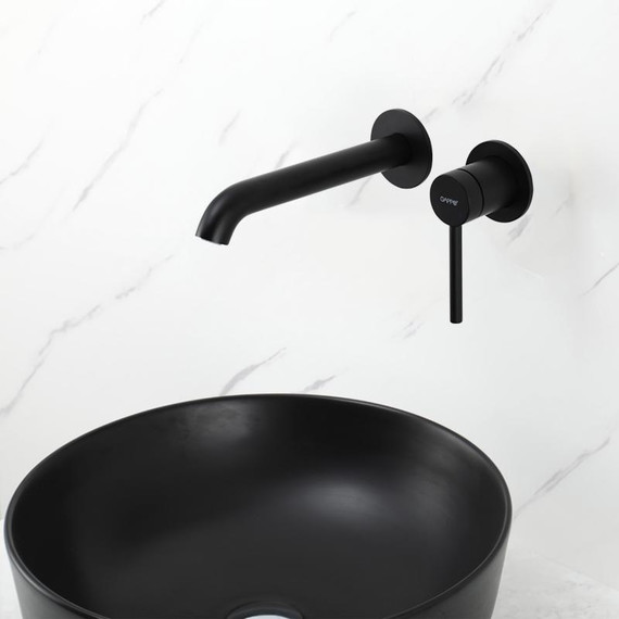 Смеситель для раковины настенный Gappo G06-6 G1206-6, чёрный, Цвет производителя: чёрный - фото 20