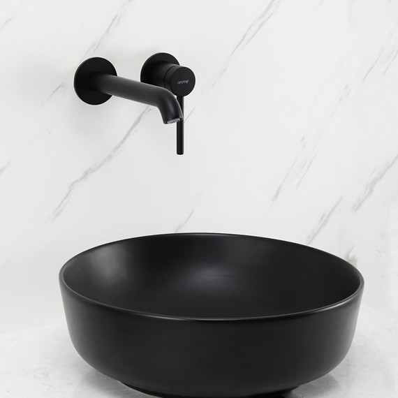 Смеситель для раковины настенный Gappo G06-6 G1206-6, чёрный, Цвет производителя: чёрный - фото 23