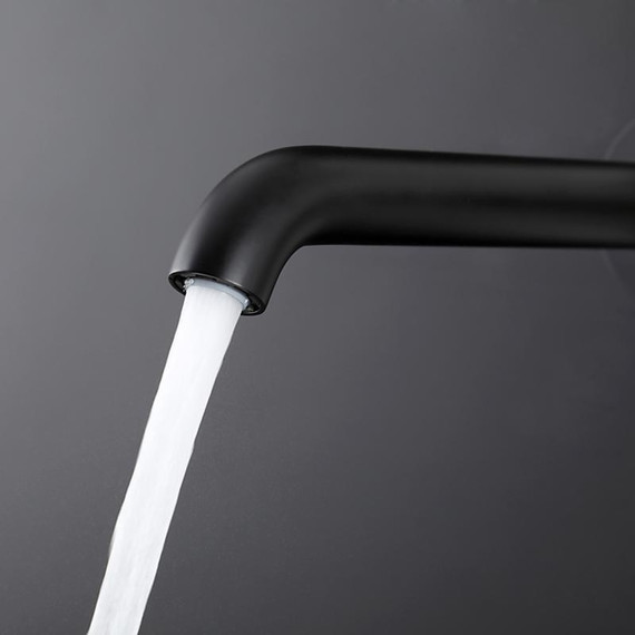 Смеситель для раковины настенный Gappo G06-6 G1206-6, чёрный, Цвет производителя: чёрный - фото 25