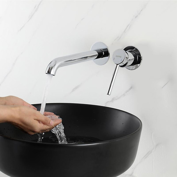 Смеситель для раковины настенный Gappo G06 G1206, Цвет производителя: хром - фото 25