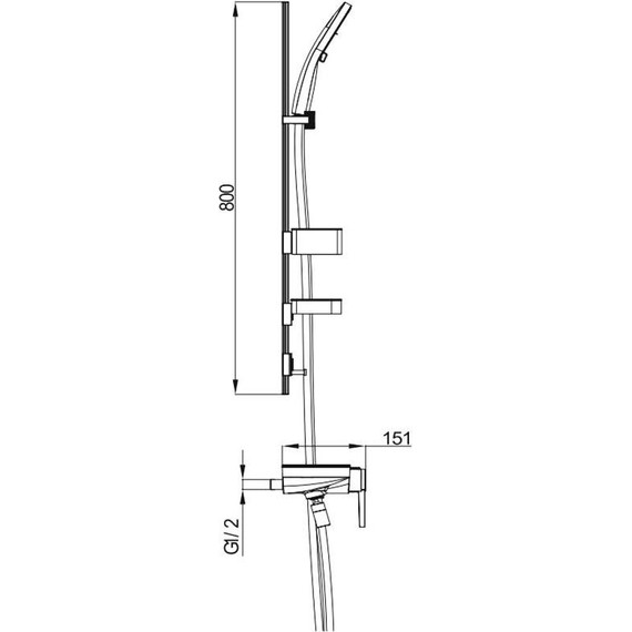 Смеситель для ванны Gappo G96 G3296-26, чёрный, Цвет производителя: чёрный - фото 2