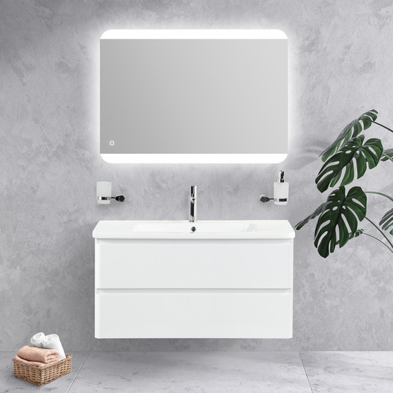 Зеркало BelBagno SPC-CEZ-1000-700-LED-TCH 100 см - фото, картинка 8 Зеркало BelBagno SPC-CEZ-1000-700-LED-TCH 100 см - фото 8