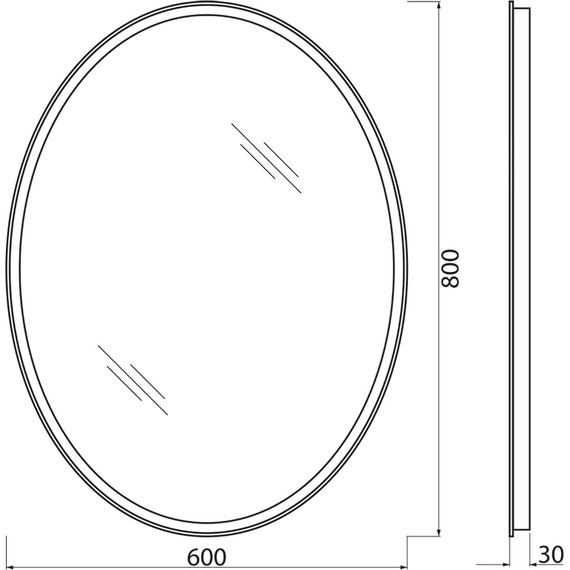 Зеркало BelBagno SPC-VST-600-800-LED-BTN 60 см - фото, картинка 7 Зеркало BelBagno SPC-VST-600-800-LED-BTN 60 см - фото 7