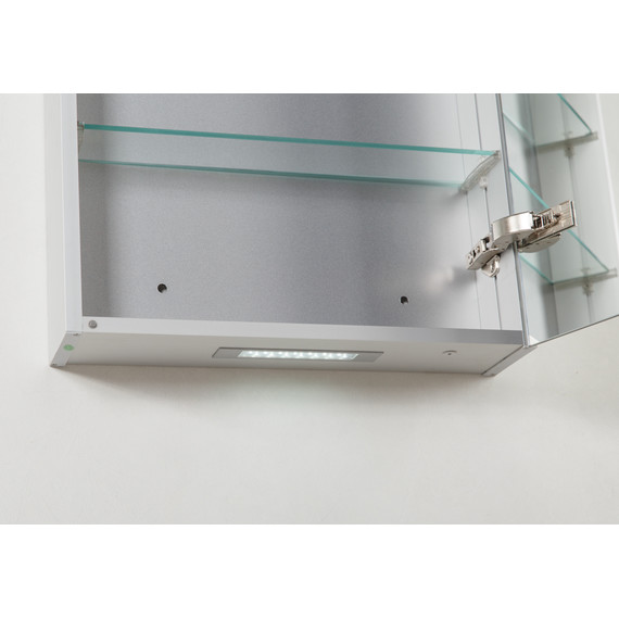 Зеркало-шкаф BelBagno SPC-1A-DL-BL-500 50 см, хром - фото 8