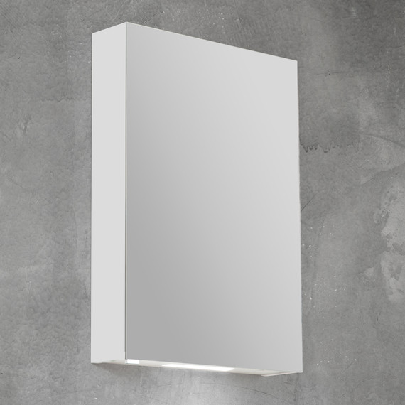 Зеркало-шкаф BelBagno SPC-1A-DL-BL-500 50 см, хром - фото 2