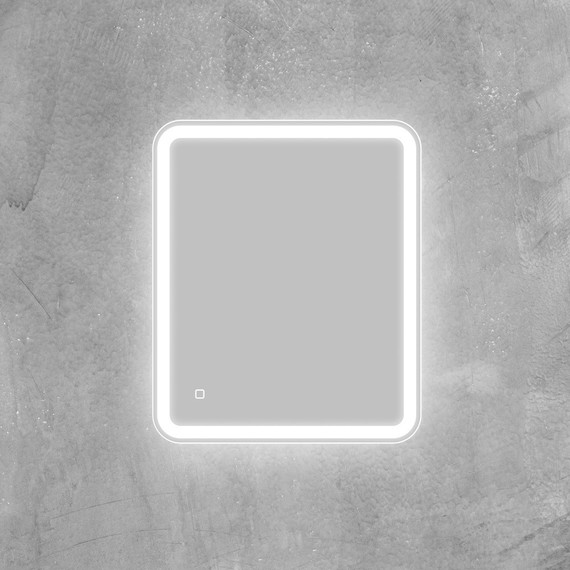 Зеркало с подсветкой и сенсорным выключателем BelBagno SPC-MAR-500-600-LED-TCH - фото 