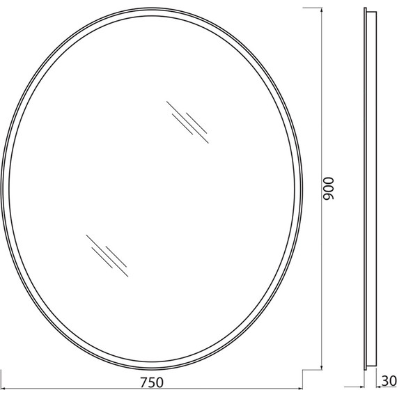 Зеркало BelBagno SPC-VST-750-900-LED-BTN 75 см - фото 8