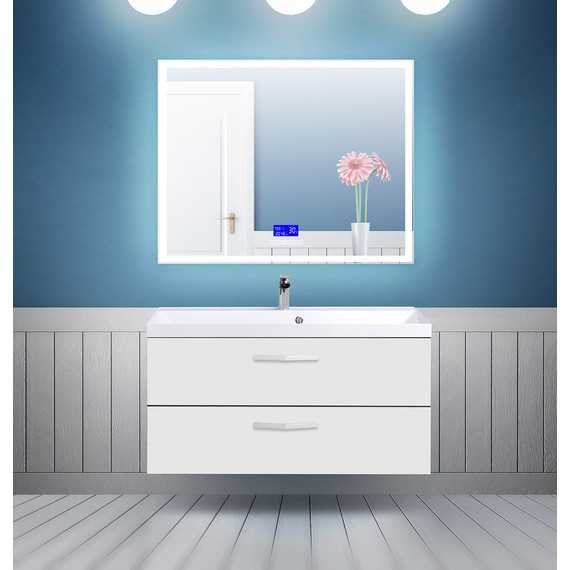 Зеркало BelBagno 100х80 см SPC-GRT-1000-800-LED-TCH-RAD - фото, картинка 9 Зеркало BelBagno 100х80 см SPC-GRT-1000-800-LED-TCH-RAD - фото 9