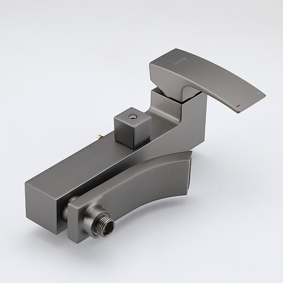 Душевая стойка с выдвижным изливом Gappo G07-9 G2407-9, оружейная сталь - фото 3