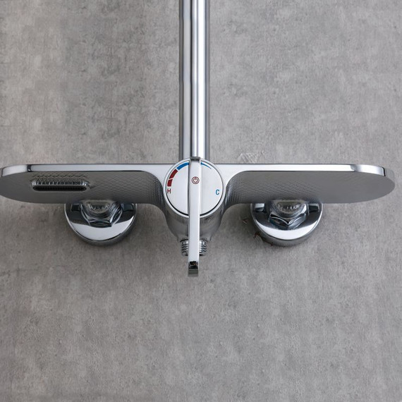 Душевая стойка Gappo G95 G2495-91, Цвет производителя: хром - фото 5