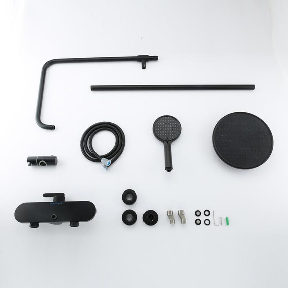 Душевая стойка Gappo G95 G2495-96, чёрный, Цвет производителя: чёрный - фото 11