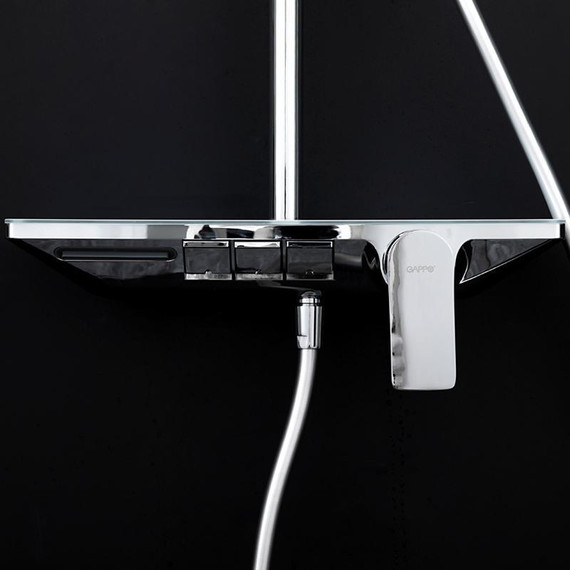 Душевая стойка Gappo G96 G2496-10, Цвет производителя: хром - фото 13