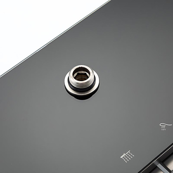 Душевая стойка Gappo G96 G2496-19, оружейная сталь, Цвет производителя: оружейная сталь - фото 17