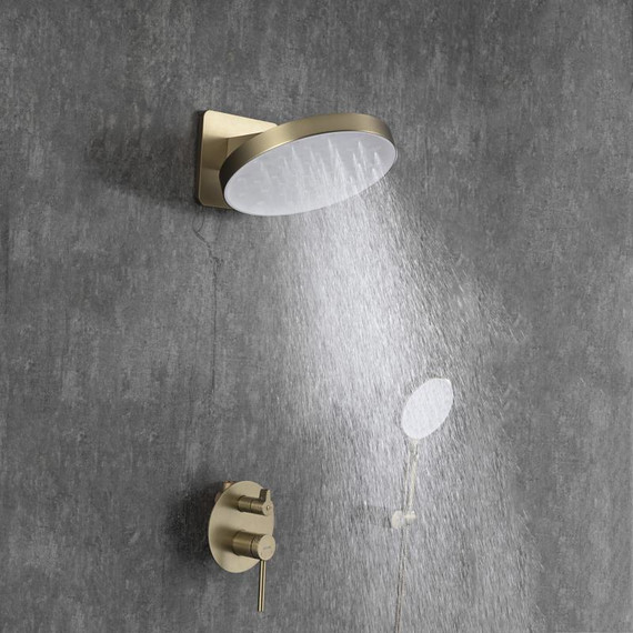 Душевая система для ванны Gappo G06-3 G7106-3, золото сатин, Цвет производителя: золото сатин - фото 4