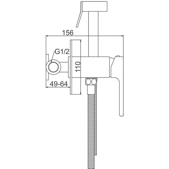 Набор для гигиенического душа Gappo G17-3 G7217-3, золото сатин - фото, картинка 2 Набор для гигиенического душа Gappo G17-3 G7217-3, золото сатин - фото 2