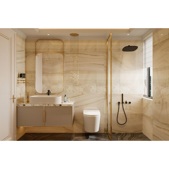 Унитаз подвесной безободковый Abber Bequem AC1102TMW с крышкой микролифт, белый матовый (система смыва Торнадо), Цвет производителя: белый матовый - фото 7