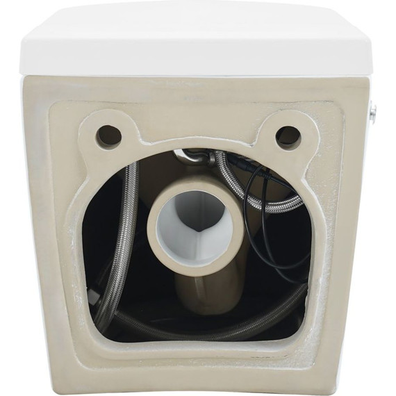 Унитаз подвесной безободковый с импульсным смывом Abber Bequem AC1108P с крышкой микролифт, белый - фото, картинка 3 Унитаз подвесной безободковый с импульсным смывом Abber Bequem AC1108P с крышкой микролифт, белый - фото 3