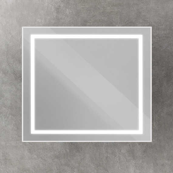 Зеркало BelBagno 90x80 см SPC-KRAFT-900-800-SENS-AL - фото 3