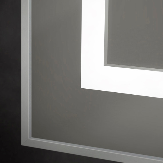 Зеркало BelBagno 90x80 см SPC-KRAFT-900-800-SENS-AL - фото 7