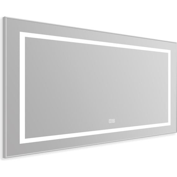 Зеркало BelBagno 108x68 см SPC-KRAFT-1085-685-TCH-WARM, белый - фото 2