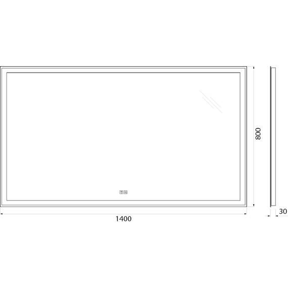 Зеркало BelBagno SPC-GRT-1400-800-LED-TCH-WARM 140 см - фото 11