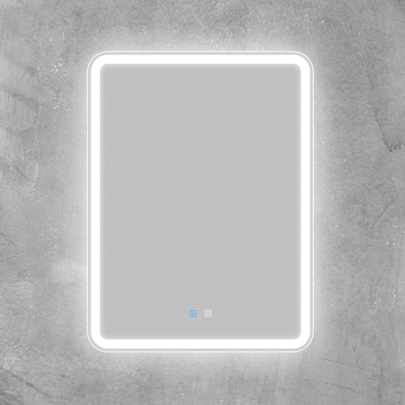 Зеркало BelBagno Marino 60 см SPC-MAR-600-800-LED-TCH-SND (с голосовым управлением) - фото 3