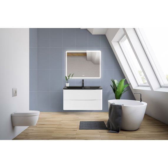 Зеркало BelBagno 100x80 см SPC-MAR-1000-800-LED-TCH-WARM - фото, картинка 8 Зеркало BelBagno 100x80 см SPC-MAR-1000-800-LED-TCH-WARM - фото 8