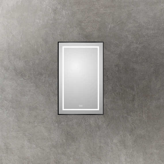 Зеркало BelBagno 50x80 см SPC-KRAFT-500-800-LED-TCH-WARM-NERO - фото 3