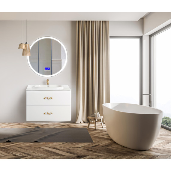 Зеркало BelBagno 80 см SPC-RNG-800-LED-TCH-RAD - фото, картинка 9 Зеркало BelBagno 80 см SPC-RNG-800-LED-TCH-RAD - фото 9