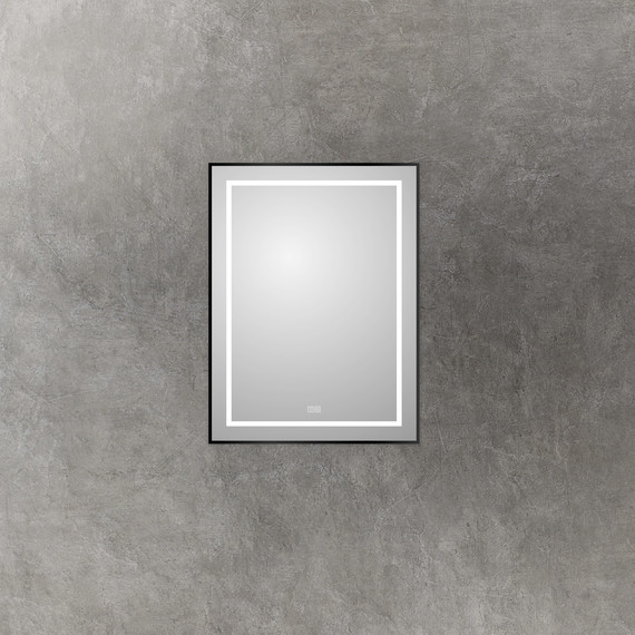 Зеркало BelBagno 60x80 см SPC-KRAFT-600-800-LED-TCH-WARM-NERO - фото 3