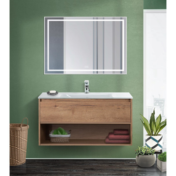 Зеркало BelBagno 100x80 см SPC-KRAFT-1000-800-LED-TCH-WARM - фото 8