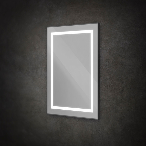 Зеркало BelBagno 50x80 см SPC-KRAFT-500-800-SENS-NERO - фото 5