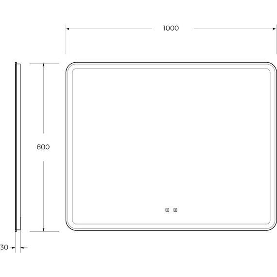 Зеркало BelBagno Marino 100 см SPC-MAR-1000-800-LED-TCH-SND (с голосовым управлением) - фото 9