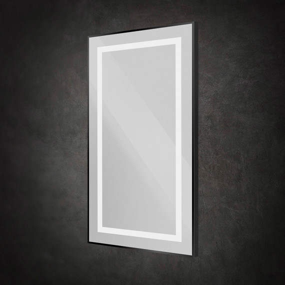 Зеркало BelBagno 50x90 см SPC-KRAFT-500-900-SENS-NERO - фото 5